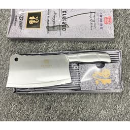 DAO CHẶT XƯƠNG JAPAN ASAKH 999 INOX NGUYÊN KHỐI CAO CẤP, DAO CHẶT THÉP KHÔNG GỈ 7