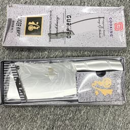 DAO CHẶT XƯƠNG JAPAN ASAKH 999 INOX NGUYÊN KHỐI CAO CẤP, DAO CHẶT THÉP KHÔNG GỈ 5
