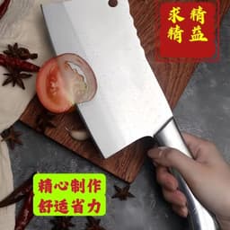 DAO CHẶT XƯƠNG JAPAN ASAKH 999 INOX NGUYÊN KHỐI CAO CẤP, DAO CHẶT THÉP KHÔNG GỈ 3