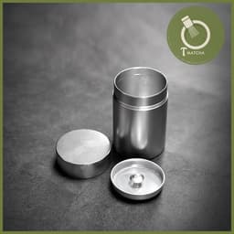 Hộp nhôm đúc nắp 2 lớp đựng bột matcha 70ml 1