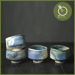 Chawan, chén đánh matcha men tím loang (JJ-14) | Matcha bowl 2