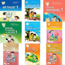Lẻ vở tiếng việt tập viết toán .. lớp 1 kết nối tri thức 1