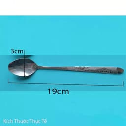 Thìa Ăn Phở, Ăn Súp, Thìa Ăn Cơm Inox Tiện Dụng, Thìa Phở Hoa Sen 4
