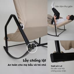 Ghế Minh Phát Ghế Bập Bênh 5 nấc điều chỉnh, thư giãn, đọc sách, Minh Phát Furniture 22 6