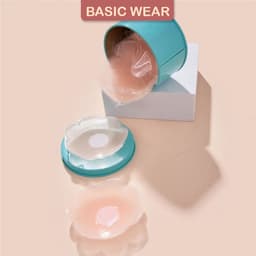 Miếng dán ngực tàng hình silicon siêu mỏng siêu dính thoáng khí ( 5 cặp/ hộp) 2