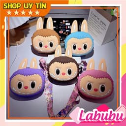 [Mới] Túi xách đeo chéo silicon hình Labu.buu tròn thời trang dễ thương đựng tỏi 1