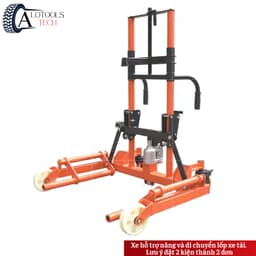 Xe hỗ trợ nâng và di chuyển lốp xe tải. LƯU Ý SẢN PHẨM GỒM 2 KIỆN TÁCH RỜI YÊU CÂU ĐẶT 2 ĐƠN GIÁ GỐC 7TR 1