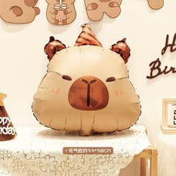 Bóng hình Capybara trang trí sinh nhật, thôi nôi, đầy tháng Babuu Decor 3