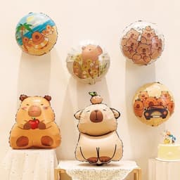 Bóng hình Capybara trang trí sinh nhật, thôi nôi, đầy tháng Babuu Decor 6