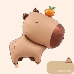 Bóng hình Capybara trang trí sinh nhật, thôi nôi, đầy tháng Babuu Decor 9