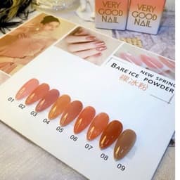Sét sơn thạch veeerygood 9 chai màu dòng sơn gel chuẩn màu TẶNG bảng màu 3