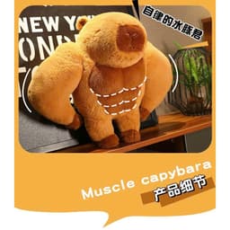 Gấu Bông Gối ôm Capybara dễ thương, gối ôm chuột lang ngộ nghĩnh cho bộ trưởng bộ ngoại giao 3
