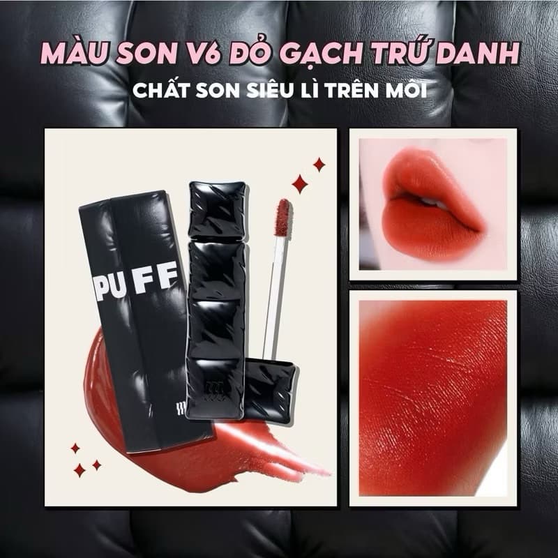 [NEW][V6 PUFFER] Son Kem Lì Merzy The First Velvet Tint 4.5g