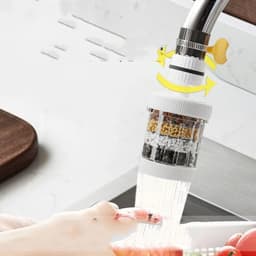 Đầu vòi lọc nước 6 lớp MỚI 360° Xoay vòi đa năng [FREESHIP] 5
