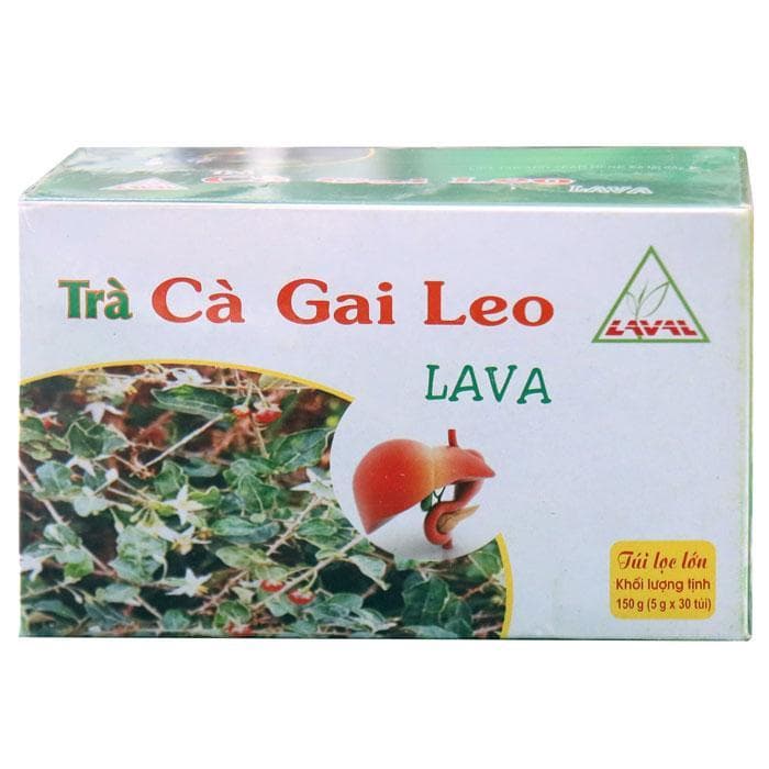Trà Cà Gai Leo Lava, 100% thân và lá cà gai leo, hỗ trợ thanh nhiệt, mát gan