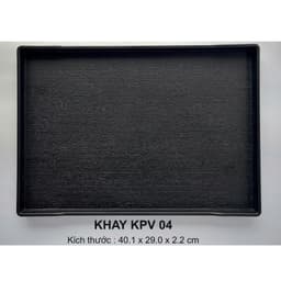 Khay Bê Đồ Nhựa Giả Gỗ Melamine Cao Cấp-Khay Bê Đồ Dùng Cho Quán Ăn Nhà Hàng Nhựa FATACO KVP 4
