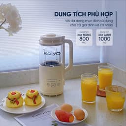 Máy làm sữa hạt đa năng Kaiyo KNM-411 dung tích 1000ml lưỡi dao 8 cánh- Thương Hiệu Nhật Bản 7