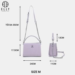 [Tặng hộp 20.10]  TÚI XÁCH NỮ THỜI TRANG ELLY – EL260 5