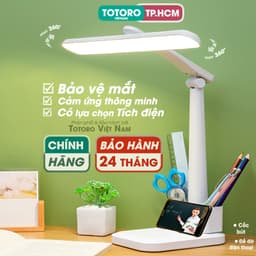 Đèn học để bàn TLDL EBL cao cấp có loại Tích điện Đèn bàn LED đọc sách Làm việc bảo vệ mắt sạc pin Không dây chân USB 1