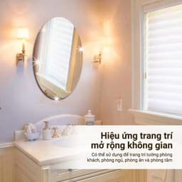 Gương treo Dán Tường toàn thân chống vỡ soi ,hình bầu dục, gương vuông chống vỡ 3