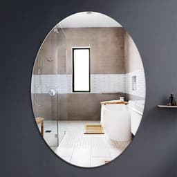 Gương treo Dán Tường toàn thân chống vỡ soi ,hình bầu dục, gương vuông chống vỡ 5