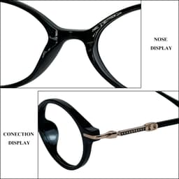 Gọng kính cận thời trang nam nữ ANDU dáng bầu dục chất liệu nhựa phong cách Y2K - 86060 5