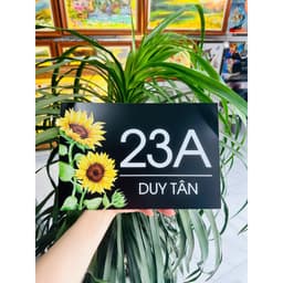 Biển số nhà. Bảng số nhà in UV thiết kế theo phong cách hiện đại, tôn vinh vẻ đẹp ngôi nhà bạn 7