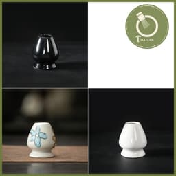Đế gác chổi chasen sứ basic  | Dụng cụ matcha 1