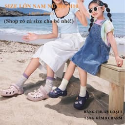 [ Người lớn] Dép Cross Classic Baya cho nam nữ mềm nhẹ không mùi size M4-M10 aoibaby 4