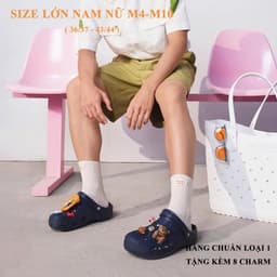 [ Người lớn] Dép Cross Classic Baya cho nam nữ mềm nhẹ không mùi size M4-M10 aoibaby 6