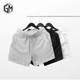 quần đùi cộc basic chất liệu vải da cá coton Menswear Pants Nam 1