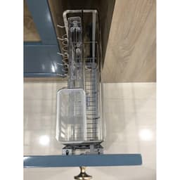 Kệ đựng dao thớt kèm gia vị Inox 304 nan vuông Eurogold 8