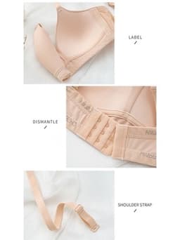 Áo Lót Su Đệm Mỏng Không Gọng Mềm Mát Dây Chữ Ôm Gọn Ngực 3285, áo ngực thoáng mát dễ chịu 10