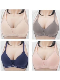 Áo Lót Su Đệm Mỏng Không Gọng Mềm Mát Dây Chữ Ôm Gọn Ngực 3285, áo ngực thoáng mát dễ chịu 3