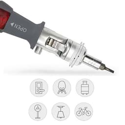 Tua vít đa năng đa góc 180 độ, bộ tô vít 10 trong 1 sửa chữa thiết bị, tuốc nơ vít điều chỉnh có nam châm cao cấp---- 3