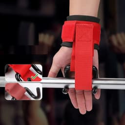 Quấn Cổ Tay (3 Màu) Tập Xà Đơn Có Móc Thép , Găng Tay Có Móc Thép Nâng Tạ 3
