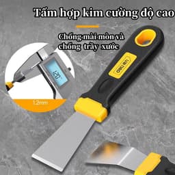 Xẻng Cạo Vết Deli Inox bếp ga, dao cạo tủ lạnh, rã đông, cạo vết bẩn trên sàn 6