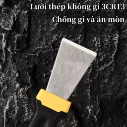 Xẻng Cạo Vết Deli Inox bếp ga, dao cạo tủ lạnh, rã đông, cạo vết bẩn trên sàn 7