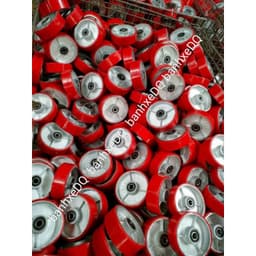 [KKTHN] Bánh Xe PU Rời D100, D125, D150, D200 Cho Xe Nâng, Xe Đẩy Hàng Tải Nặng Thay Thế Cho Bánh Cao Su, Bánh Cũ, Hỏng 2