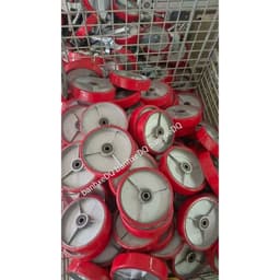 [KKTHN] Bánh Xe PU Rời D100, D125, D150, D200 Cho Xe Nâng, Xe Đẩy Hàng Tải Nặng Thay Thế Cho Bánh Cao Su, Bánh Cũ, Hỏng 4