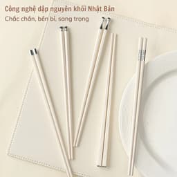 Đũa ăn cơm sợi thủy tinh cao cấp, đũa sợi thuỷ tinh chống mốc kháng khuẩn chịu nhiệt cao kiểu dáng hiện đại 4