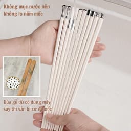 Đũa ăn cơm sợi thủy tinh cao cấp, đũa sợi thuỷ tinh chống mốc kháng khuẩn chịu nhiệt cao kiểu dáng hiện đại 7