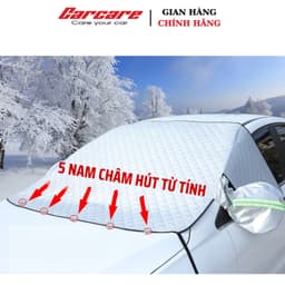 Tấm che nắng kính lái ô tô Carcare kèm nam châm, tai gương, tai voi cửa bên - Tấm che nắng ô tô phiên bản cao cấp 2