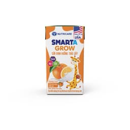 [1 Lốc Lẻ] Sữa trái cây Nutricare Smarta Grow 110ml - Cam,dâu,Nho,trái cây nhiệt đới 3