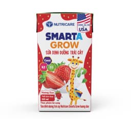 [1 Lốc Lẻ] Sữa trái cây Nutricare Smarta Grow 110ml - Cam,dâu,Nho,trái cây nhiệt đới 2