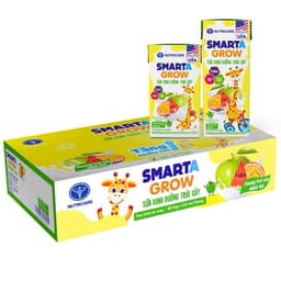 [1 Lốc Lẻ] Sữa trái cây Nutricare Smarta Grow 110ml - Cam,dâu,Nho,trái cây nhiệt đới 5