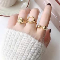 [Sẵn] Set 5 Nhẫn Vintage Retro Ocean Charm - Dạng Mở Dễ Điều Chỉnh Kích Thước Phụ Kiện Tran Sức Nhẫn Unisex 3