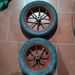 Bánh Xe Rùa Đường Kính 40-45cm (Vành 10 và 12inch) Cho Xe Rùa, Xe Đẩy Hàng...( giá 1chiếc) 5