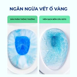 Combo 20 Viên sạch bồn cầu Clean All chai thả bồn cầu sạch khuẩn tẩy sạch mảng bám khử mùi toilet tặng kèm chổi đa năng 8