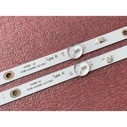 THANH LED TIVI ASANZO 32AS100 32AT130 KOODA 32VS9 K32S3 MỚI 100% BỘ 2 THANH MỖI THANH 6 BÓNG 6V DÀI 58,3cm 6